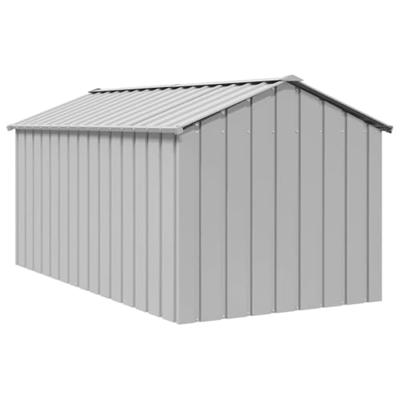VidaXL Hondenhok met dak 114x202x101 cm gegalvaniseerd staal VidaXL Hondenhok met dak 114x202x101 cm gegalvaniseerd staal