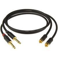 Klotz AL-RP0060 RCA naar jack audiokabelset 0.6 meter - thumbnail