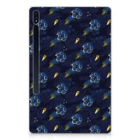 Hippe Hoes voor Samsung Galaxy Tab S7 Plus | S8 Plus Voetbal - thumbnail