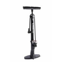 Mirage hogedruk vloerpomp met manometer zwart - thumbnail