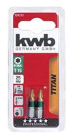 KWB Titaan Bits, 25mm, Torx T15 - thumbnail