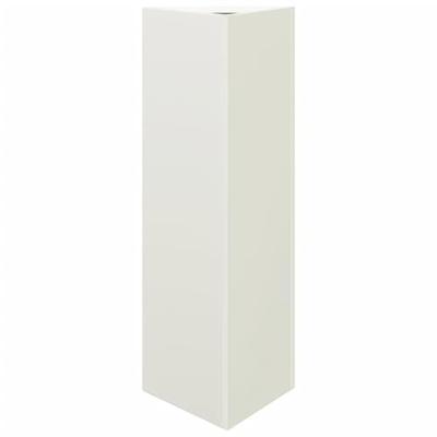 VidaXL Plantenbak driehoek 30x26x75 cm staal wit