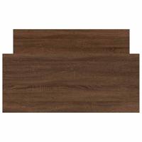 Bedframe bewerkt hout bruin eikenkleur 90x190 cm - thumbnail