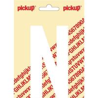Plakletter Nobel Sticker witte letter N wit Pickup - Pickup - thumbnail