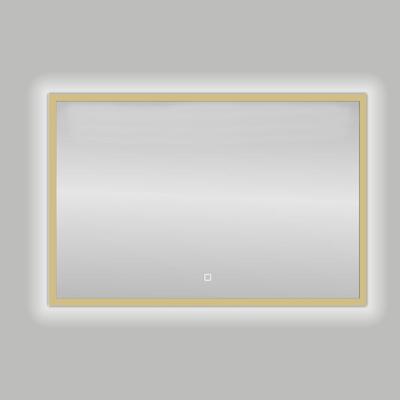 Badkamerspiegel Best Design Nancy Isola LED Verlichting 80x60 cm Mat Goud