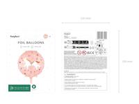 Folie Ballon Paard Perzik (45cm) - thumbnail