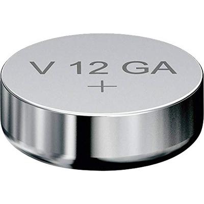 Varta V12GA - LR43, 4278101401, alkalinebatterij, 1,5 volt, diameter 11,6 mm, hoogte 4,2 mm, verpakking van 1 batterij