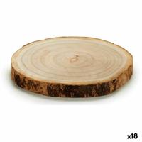 Decoratieve boomstam Bruin 18 x 2 x 18 cm (18 Stuks) - thumbnail