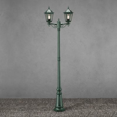 KonstSmide Klassieke staande lantaarnFirenze 2-lichts groen - 7234-600