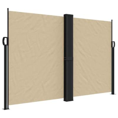 VidaXL Windscherm uittrekbaar 160x1200 cm beige VidaXL Windscherm uittrekbaar 160x1200 cm beige