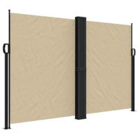 VidaXL Windscherm uittrekbaar 160x1200 cm beige - thumbnail