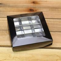 Bonbon doosjes - Chocolade doosje - Zwart glans 119 - 24 stuks - thumbnail