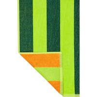 Cawö Cawo Beach Tropical Streifen Strandlaken 80x180 jungle - thumbnail