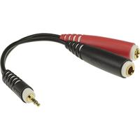 Klotz AYS-3 Y-adapter 3.5mm TRS naar 2x TS 0.2 meter - thumbnail