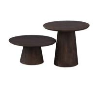 Old Inn - Salontafel set van 2 Oslo Bruin - thumbnail