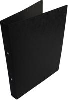 Bronyl ringmap, voor ft A4, uit glanskarton, 2 ringen van 25 mm, zwart - thumbnail