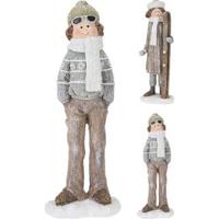 Decoratie Winter Kinderen 12x11x42 cm Assorti - thumbnail