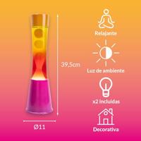 Lava lamp "tower" pink and orange gradient - thumbnail