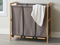 Wassorteerder WASHING 3 vakken grijs - thumbnail