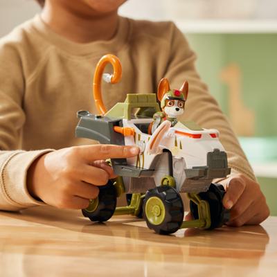 PAW Patrol Jungle Pups Trackers aapvoertuig met speelfiguur