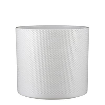 Mica Decorations Era pot wit Relief 26x28cm Mica Decorations Era pot wit Relief 26x28cm