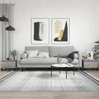 Salontafels 2 st 50x46x35 cm bewerkt hout grijs sonoma eiken - thumbnail
