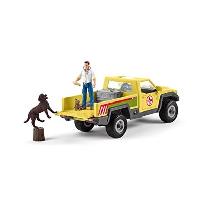 Set boerderijdierenartsbezoek 12-delig - met boerderijdieren, voertuig en dierenarts - SCHLEICH - 42503 FARM WORLD - thumbnail