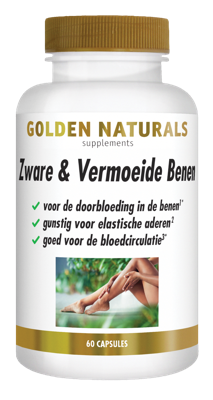 Golden Naturals Zware & Vermoeide Benen 60Capsules