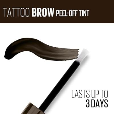 Maybelline Tattoo Brow Peel-Off Gel - 3 Dark Brown - Bruin - Langhoudende Peel-Off Wenkbrauwgel Maybelline Tattoo Brow Peel-Off Gel - 3 Dark Brown - Bruin - Langhoudende Peel-Off Wenkbrauwgel