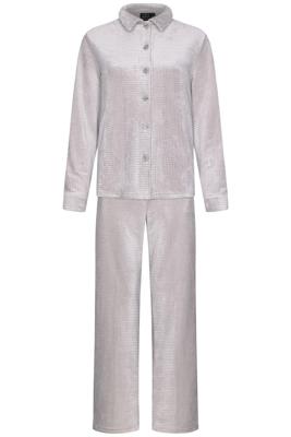 Grijs doorknoop huispak Pastunette