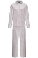 Grijs doorknoop huispak Pastunette - thumbnail