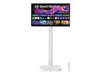 LG Smart Monitor Swing 32U889SA-W 32 inch - IPS-paneel FHD resolutie (3840 x 2160), 5 ms GTG 60 Hz, HDR 10, DCI-P3 95% (CIE1976), kantelbaar, in hoogte verstelbaar - thumbnail