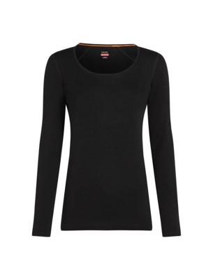 Icebreaker Merino 260 Tech LS Scoop Thermoshirt Dames Black XL