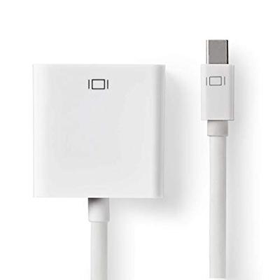 Nedis - Mini DisplayPort-kabel - DisplayPort 1.2 - Mini DisplayPort-stekker - VGA bus - 21.6 Gbps - Vernikkeld - 0.20 m - rond - PVC - wit