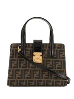 Fendi Pre-Owned Zucca Pattern 2way Hand Bag - Brown - thumbnail