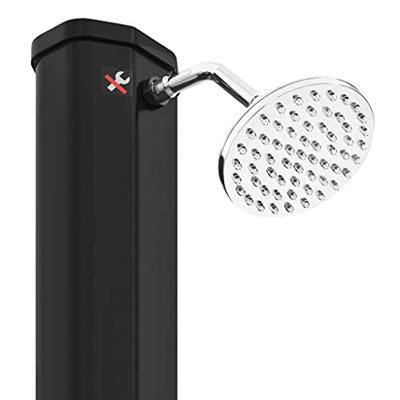 Buitendouche solar met douchekop en kraan 35 L zwart - thumbnail