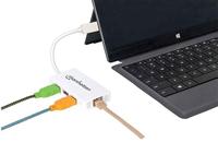 Manhattan 507578 Netwerkadapter 1 Gb/s USB 3.2 Gen 1 (USB 3.0) - thumbnail