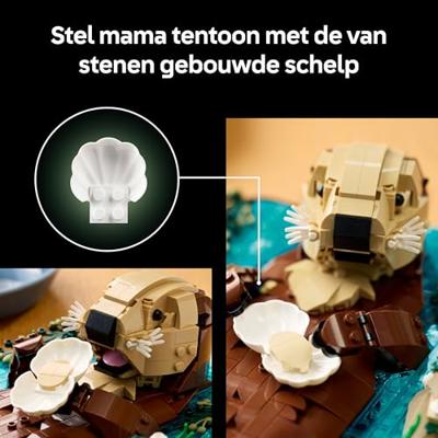 LEGO ideas - drijvende zeeotters constructiespeelgoed (21366, retail)