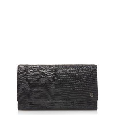 Castelijn & Beerens Donna Damesportemonnee Overslag 6 Pasjes RFID-Black