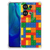 OPPO Reno8 Doorzichtige Silicone Hoesje Blokken - thumbnail