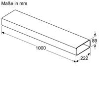 Bosch HEZ9VDSM2 vlakke rechte buis 1000 mm - thumbnail