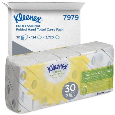 Handdoek kleenex ultra 2laags 215x315mm 124st 7979 | 6 stuks
