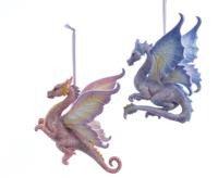 Ornament pvc fantasiedraken h10 5 cm Kurt S. Adler - Kurt s adler - thumbnail