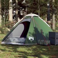 VidaXL Koepeltent 4-persoons waterdicht groen - thumbnail