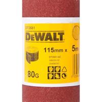 DeWALT DT3581 P80 Schuurpapier rol 5m x 115mm - thumbnail