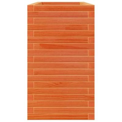 Plantenbak 110x40x68,5 cm massief grenenhout wasbruin