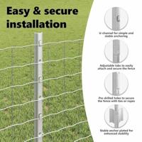VidaXL Afrasteringspaal 22 pcs zilver 120 cm staal - thumbnail