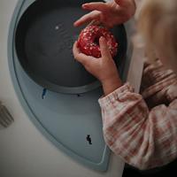 Siliconen tafelset mushie hemelsblauw - thumbnail