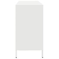 Dressoir 135x39x73,5 cm koudgewalst staal wit - thumbnail