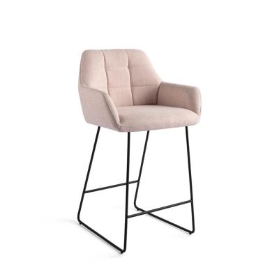 Jesper Home Noto barkruk H65 Petal Pink slide black